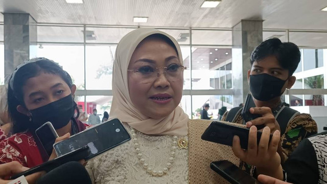 Menteri Ketenagakerjaan Ida Fauziyah usai Sidang Tahunan MPR/DPR, Selasa (16/8/2022). Foto: Fariza Rizky Ananda/kumparan