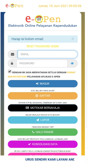 Ilustrasi aplikasi Dukcapil Bekasi, Foto: play.google.com