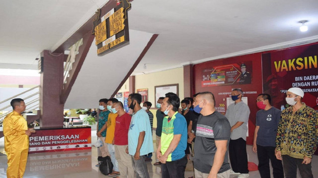 Warga Binaan Pemasyarakatan (WBP) yang mendapatkan remisi HUT ke-77 Kemerdekaan RI, Rabu, 17 Agustus 2022 (Foto: Istimewa)