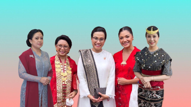 7 Gaya Tokoh Perempuan di HUT Ke-77 RI, Rento Marsudi hingga Franka Makarim. Foto: Dok: DPR, Instagram/ @frankamakarim, Instagram/ @angelatanoesodibjo