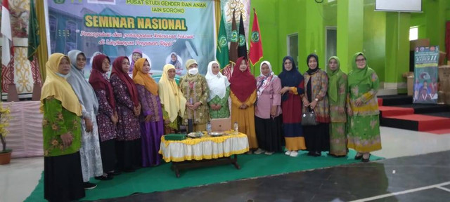 Seminar Nasional Pencegahan dan Penanganan Kekerasan Seksual di Lingkungan Perguruan Tinggi. Sumber Foto : Nanik (PSWA Unamin)