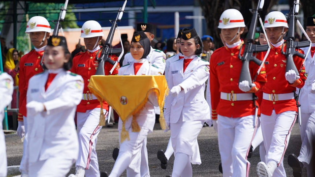 HUT ke-77 Republik Indonesia di Palu Berlangsung Khidmat. Foto: Dok. Pemkot Palu