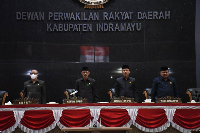 DPRD Kabupaten Indramayu saat menggelar sidang paripurna. (Istimewa)