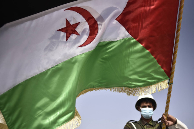 Ilustrasi Negara Westren Sahara atau Arab Sahrawi. Foto: RYAD KRAMDI/AFP