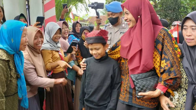 Farel Prayoga saat kembali ke Banyuwangi. Foto: Dok. Istimewa