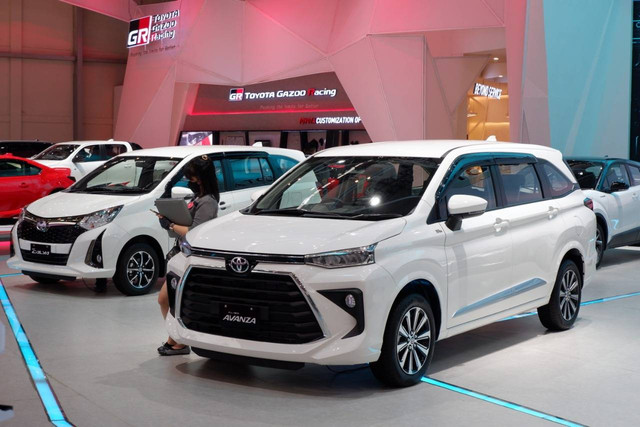 Toyota Avanza dan Calya di GIIAS 2022. Foto: Aditya Pratama Niagara/kumparan