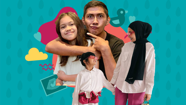 Potret kedekatan seleb dengan keponakan. Foto: Instagram/@kenangmirdad/@zaskiasungkar15