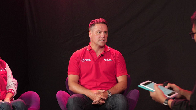 Pesepak bola legendaris Inggris, Michael Owen. Foto: Vito Githa Laksana/kumparan