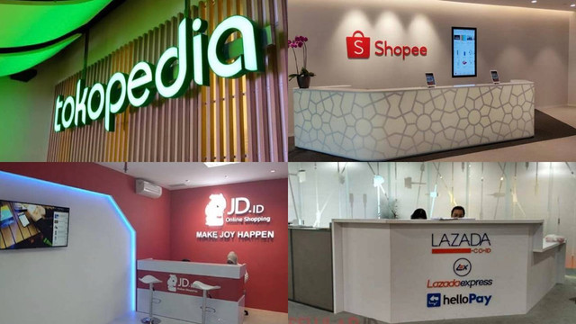 Sumber: Hasil potret kamera ponsel pribadi di beberapa kantor e-commerce di Indonesia.