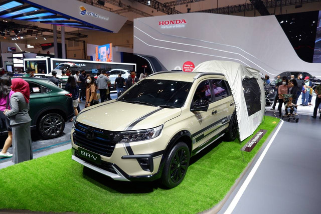Modifikasi Honda BR-V di GIIAS 2022. Foto: Aditya Pratama Niagara/kumparan