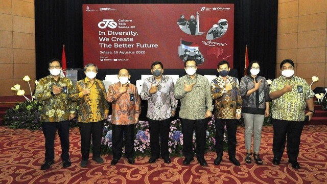 Peserta IDSurvey mengikuti sosialisasi Respectful Workplace Policy (RWP) dengan tema 'In Diversity, We Create The Better Future'. Foto: istimewa