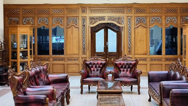 Ruang kerja Wali Kota Solo, GIbran Rakabuming Raka, di Balai Kota Solo tertutup rapat, Senin (22/08/2022). FOTO: Fernando Fitusia