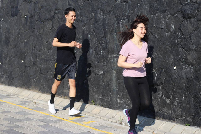 Fasilitas Hotel berupa jogging track Grand Mercure Malang Mirama. dok