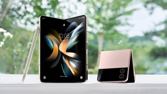 Samsung Galaxy Z Fold 4 dan Samsung Galaxy Z Flip 4. Foto: Dok. Samsung