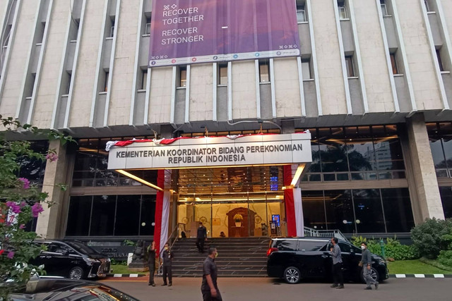 Kantor Kementerian Koordinator Bidang Perekonomian Republik Indonesia. Foto: Akbar Maulana/kumparan