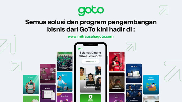 GoTo luncurkan situs Mitra Usaha GoTo untuk wadah bagi UMKM untuk kembangkan bisnis. Foto: GoTo