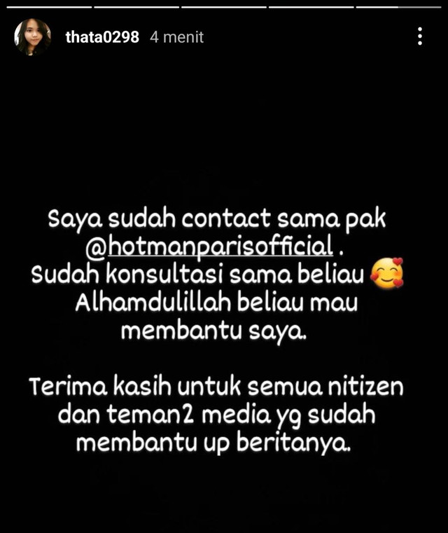 Unggahan J di akun media sosial Intagram miliknya. (ist)