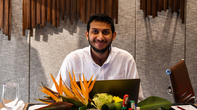 Pengusaha India dan pendiri Oyo Rooms Ritesh Agarwal berpose di New Delhi. Foto: Chandan Khanna / AFP