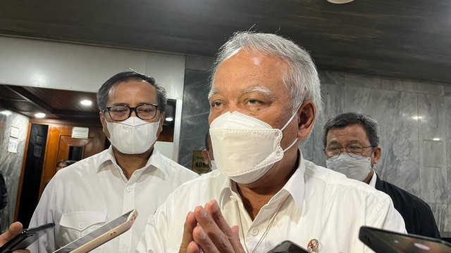 Menteri Pekerjaan Umum dan Perumahan Rakyat (PUPR), Basuki Hadimuljono, di Gedung DPR, Kamis (25/8/2022). Foto: Fariza Rizky Ananda/kumparan