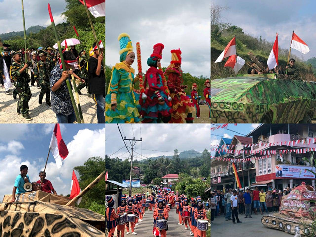 Kemeriahan Perayaan HUT RI ke-77 di Nagari Sungai Naniang. Foto: Rizka Dwika Ramadani