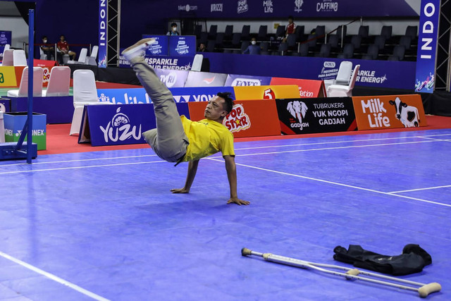  B-boy Arif Setyo Budi. Foto: PR Megapro