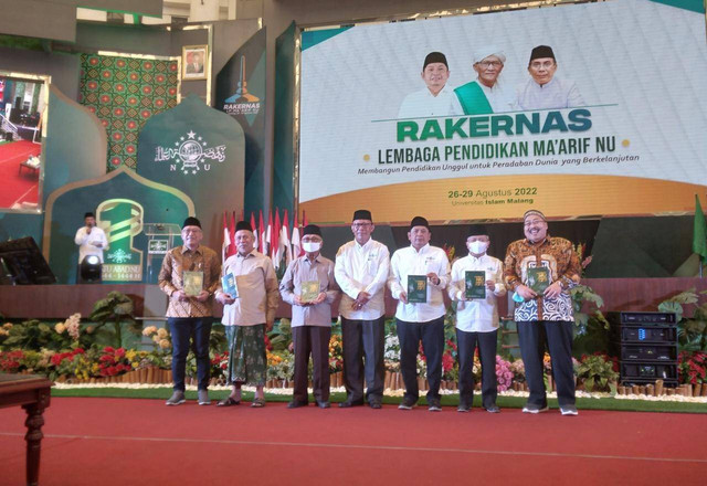 Pembukaan Rakernas LP Ma'arif NU di Gedung Bundar Al Asy'ary Unisma. Foto: Feni Yusnia