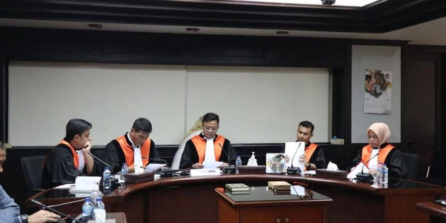 Sidang MKP Gerindra pemecatan anggota DPRD Palembang Syukri Zen. Foto: Dok. Gerindra