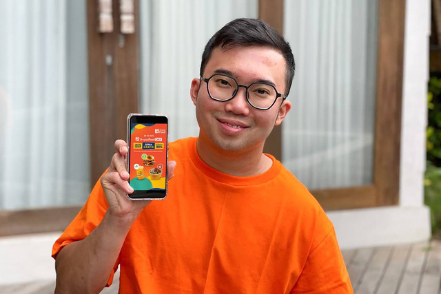 Food vlogger Andre Sarwono, @makanterusss. Foto: Shoppee Food