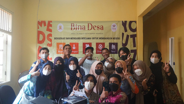 Panitia Bina Desa Bersama Perangkat Desa Cinagara (Foto: Kumparan / Nurul Jasmine Fathia)
