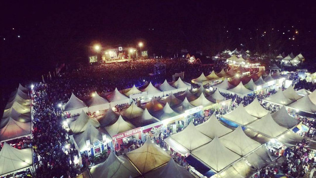 Suasana Kobar Expo di Pangkalan Bun beberapa tahun silam sebelum pandemi COVID-19 melanda tanah air. Foto: Masbro_Sajja/InfoPBUN