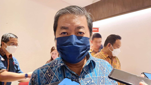 Ketua GAPMMI Adhi S Lukman dalam acara Press Conference Fi Asia 2022 di Hotel Century Park Senayan, Selasa (30/8/2022). Foto: Narda Margaretha Sinambela/kumparan