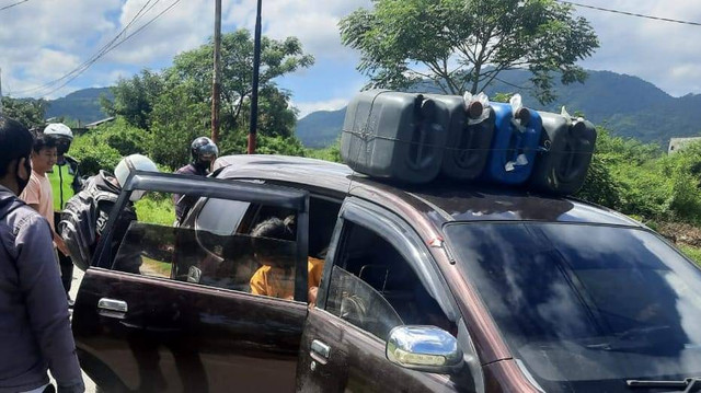 Polisi amankan Saguer di Sigi. Foto: Istimewa