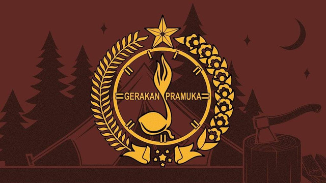 Ilustrasi logo pramuka.or.id