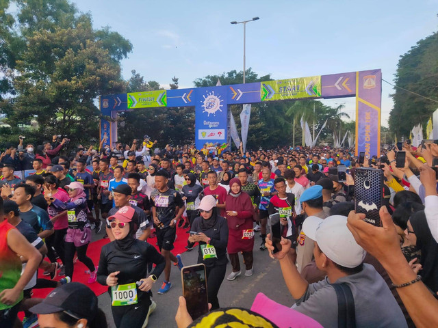 Pelari asal Samarinda meninggal dunia ketika mengikuti lomba Balikpapan Open 10 K, Minggu (4/9/2022). Foto: Dok. Istimewa