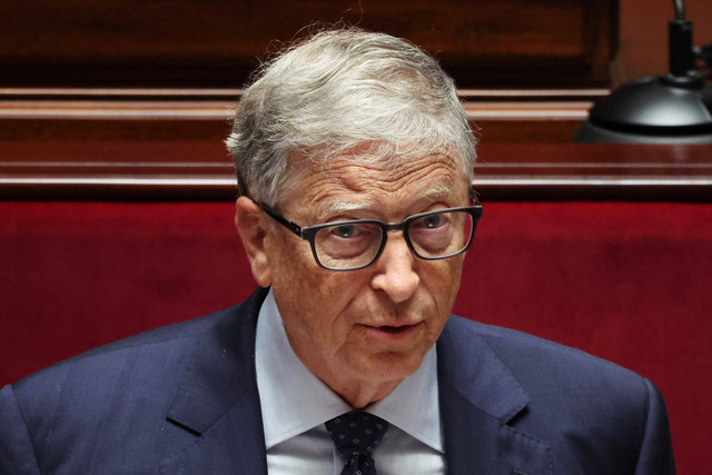 Co-founder Microsoft dan juga lembaga filantropi Bill & Melinda Gates Foundation, Bill Gates. Foto: KIM HONG-JI / POOL / AFP