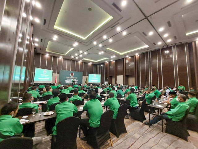 Mukernas PPP di Ballroom Swiss-Belinn, Serang, Banten, Minggu (4/9/2022)-Senin (5/9/2022), menentukan Muhammad Mardiono sebagai Plt Ketum PPP, pengganti Suharso Monoarfa. Foto: Dok. Istimewa