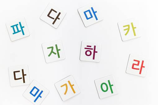 Ilustrasi aksara Hangul. Foto: Unsplash.com