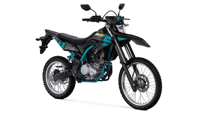 Warna baru Yamaha WR 155 R kombinasi hitam dan cyan. Foto: dok. Yamaha