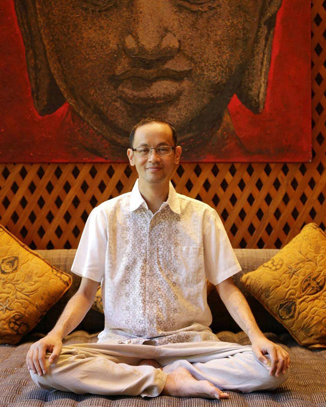 Suami Dewi Lestari, Reza Gunawan. Foto: Instagram/@deelestari 