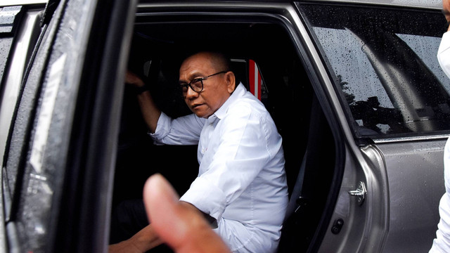 Anggota DPRD DKI Jakarta Mohamad Taufik usai menjalani pemeriksaan di Gedung Merah Putih KPK, Jakarta, Kamis (8/9/2022). Foto: Indrianto Eko Suwarso/ANTARA FOTO