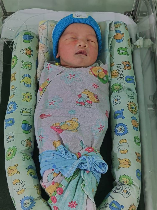 Bayi di Muba yang diberi nama Perdi Sambo. (ist)
