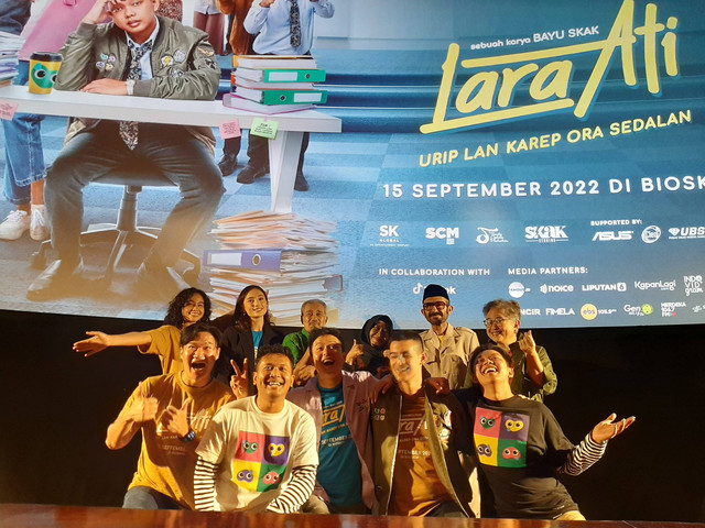 Para pemain film Lara Ati. Foto-foto: Amanah Nur Asiah/Basra