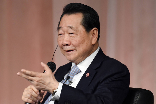 Dhanin Chearavanont, ketua dan CEO Charoen Pokphand Group Thailand. Foto: Toru Yamanaka/AFP