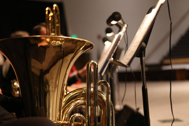 Alat Musik Bersuara Rendah Biasa Ada di Marching Band, Foto Unsplash Brian Matangelo