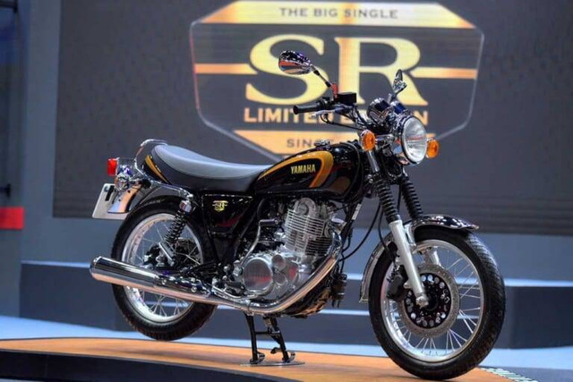 Wujud Yamaha SR400 Limited Edition yang meluncur di Thailand. Foto: dok. Young Machine