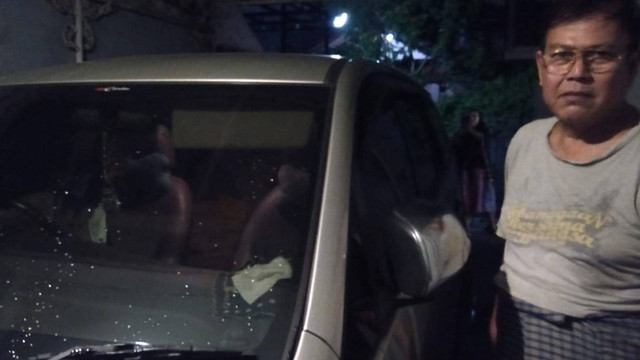 Pria yang viral karena tidak mau memundurkan mobilnya. Foto: Dok. Istimewa
