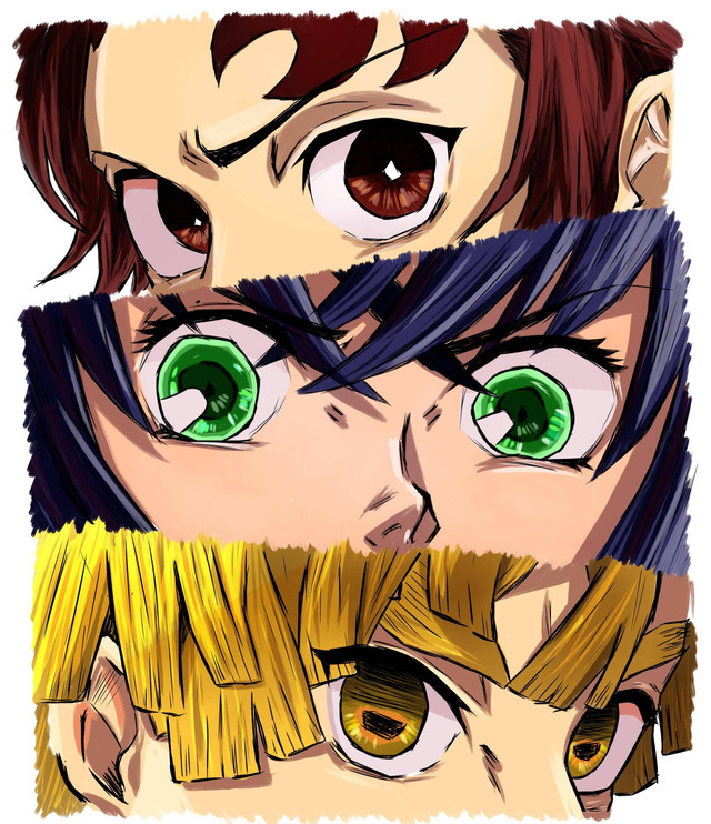 Ilustrasi manga Demon Slayer. Foto: mariag7/Shutterstock