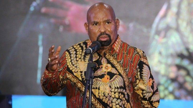 Gubernur Papua Lukas Enembe. Foto: Hendrina Dian Kandipi/Antara