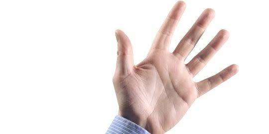 Ilustrasi tangan menampar. (Shutterstock)