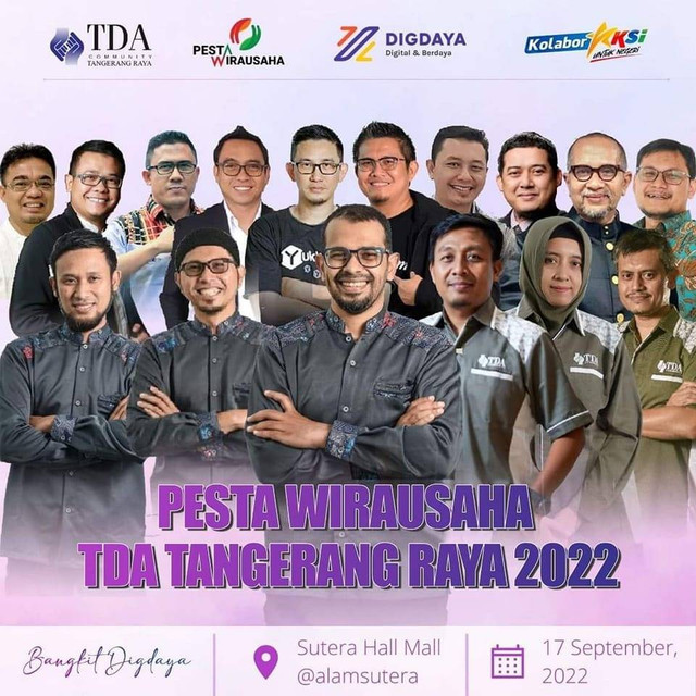 TDA Tangerang Gelar Pesta Wirausaha Hadirkan Jaya Setiabudi